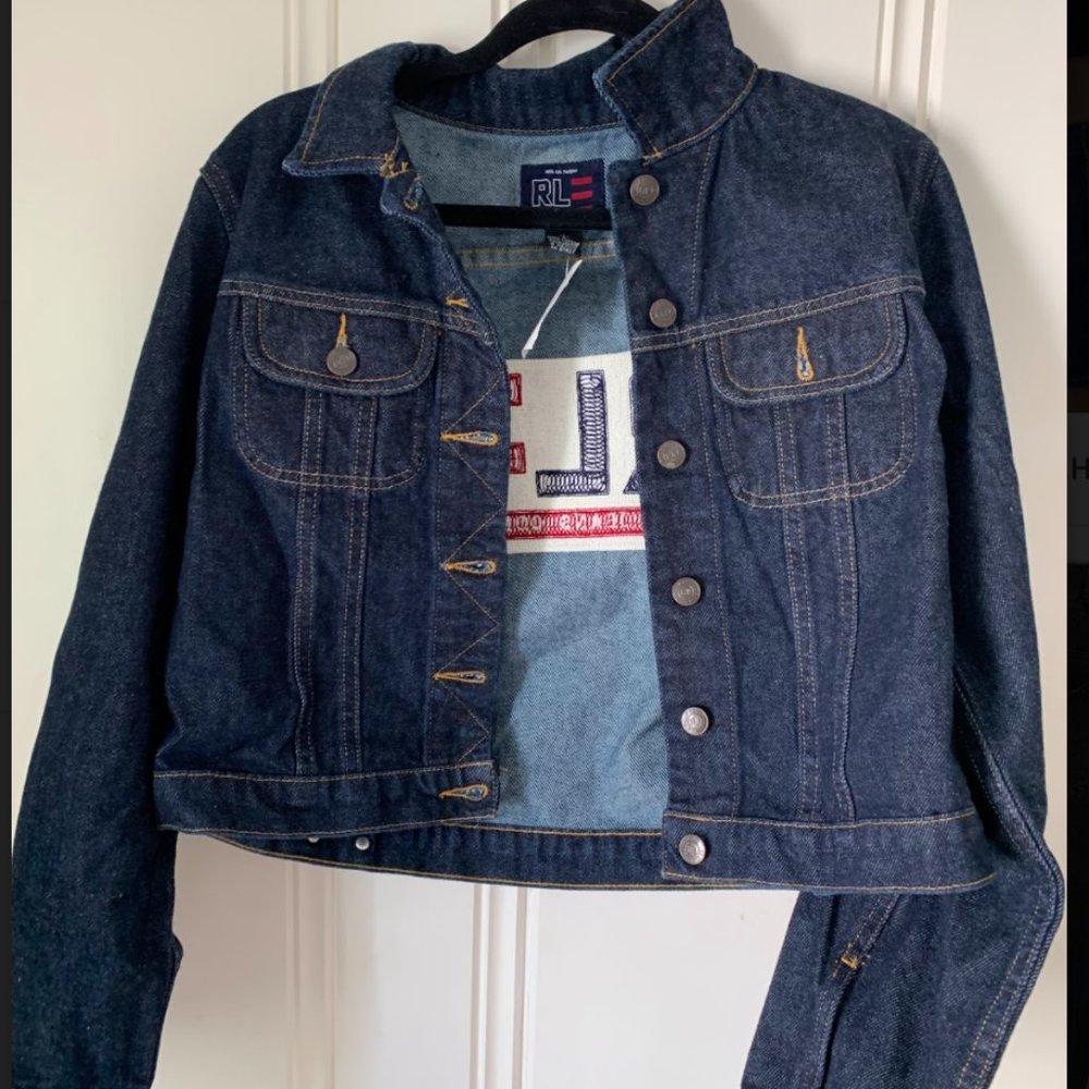 Dark wash vintage Ralph Lauren denim jacket